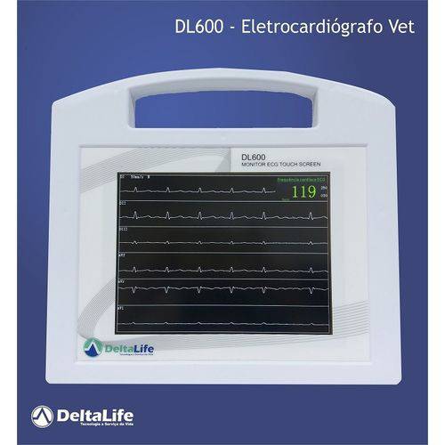 Eletrocardiógrafo - Dl600 Vet - Delta Life - Código: Dl0600