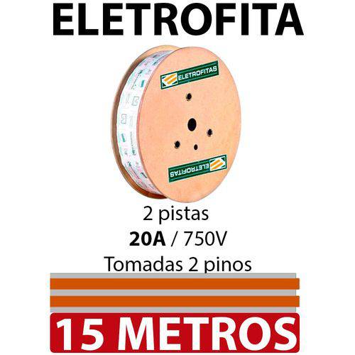 Eletrofita 2 Pistas 15 Metros 750v 20a