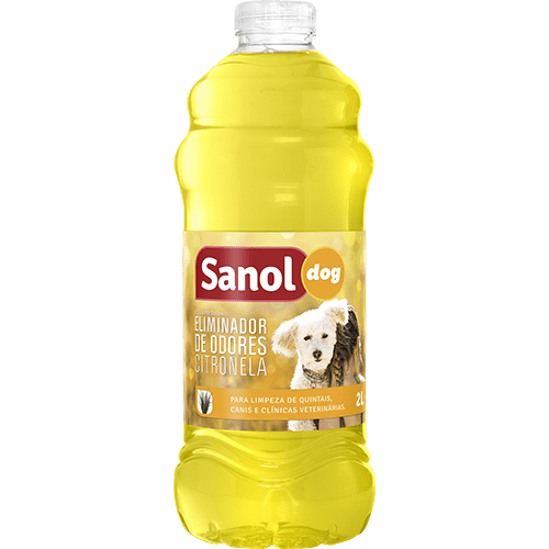 Eliminador de Odores Sanol Dog Citronela para Ambientes 2L