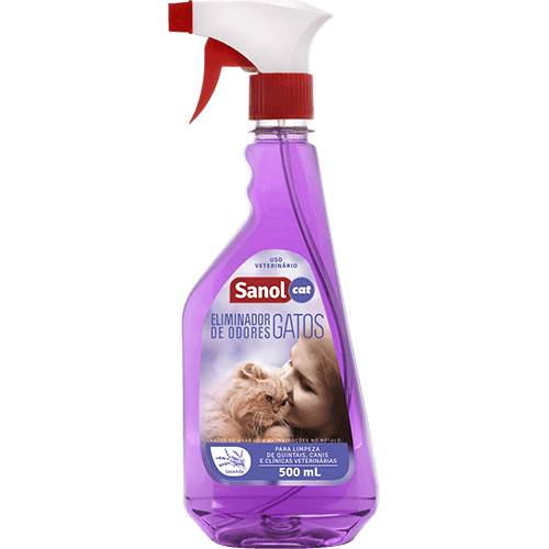 Eliminador de Odores Sanol Dog Gatos Spray para Ambientes 500ml