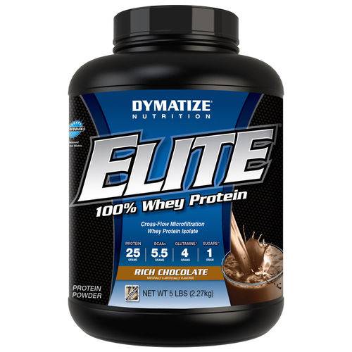 Elite 100% Whey Protein 2,27kg Morango - Dymatize Nutrition