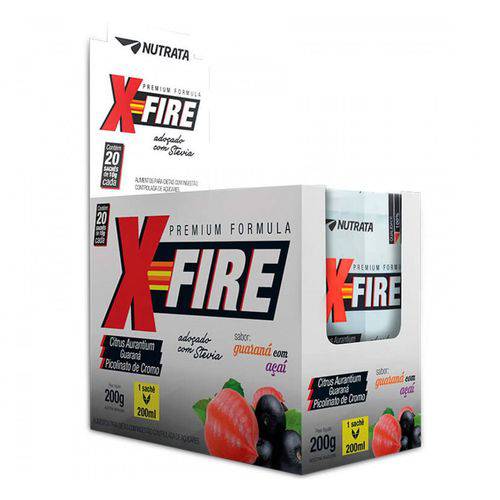 Emagrecedor X-FIRE - Nutrata Suplementos - 20 Sachês de 10g
