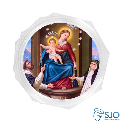 Embalagem Personalizada de Nossa Senhora do Rosário | SJO Artigos Religiosos