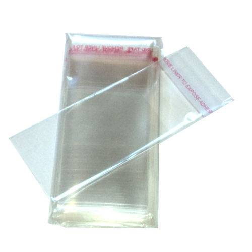 Embalagem Saco Adesivado Transparente 8,5x25cm C/100