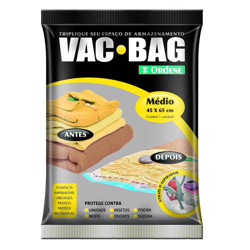 Embalagem Vac Bag Médio 45 X 65 Cm - Ordene
