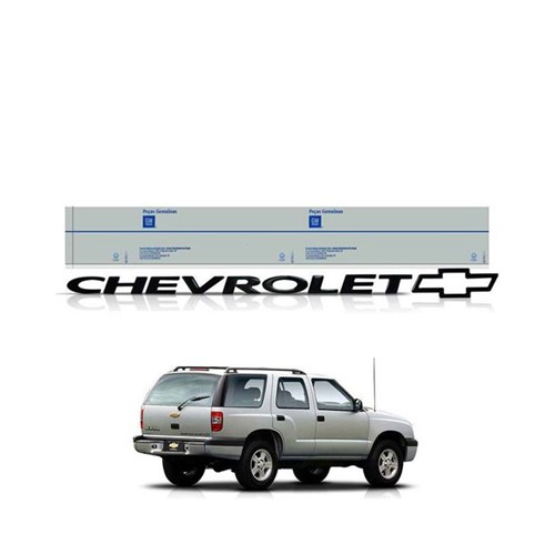 Emblema Chevrolet Resinado da Tampa Traseira 93397877 Blazer
