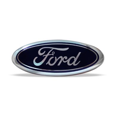 Emblema Ford da Grade Dianteira ou Porta Malas Escort Zetec 1997 a 2002 - Azul