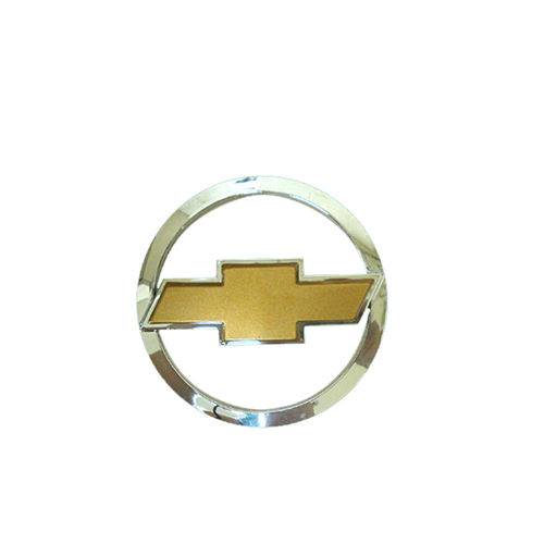 Emblema Grade Gravata Cromado Aplique Dourado 07496-7 Corsa Novo/montana