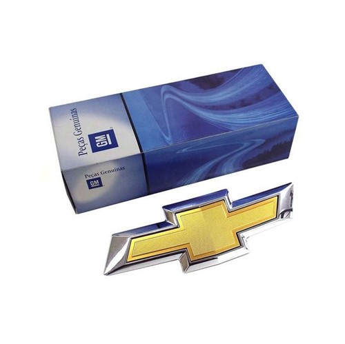 Emblema Gravata Dourada Chevrolet da Grade Dianteira do Radiador 95422636 Cruze