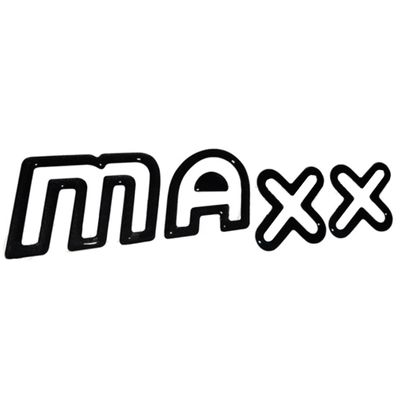 Emblema Letreiro Adesivo Maxx Linha Gm Corsa Celta Resinado Novo Preto