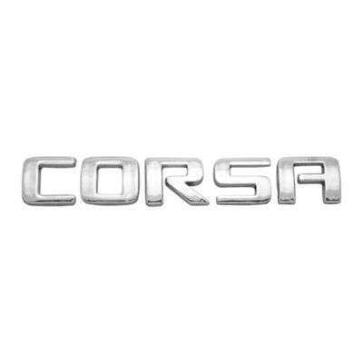 Emblema Letreiro do Porta-Malas Corsa Hatch e Sedan 2008 a 2011 Cromado Novo