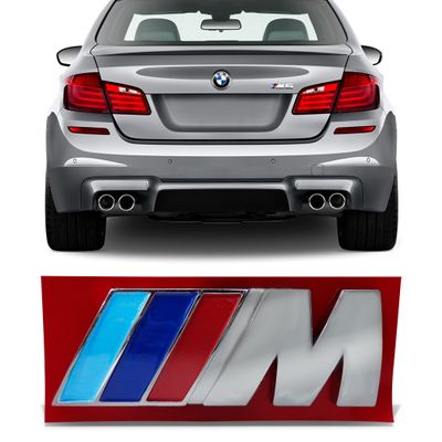 Emblema M do Porta Malas - BMW - Cromado
