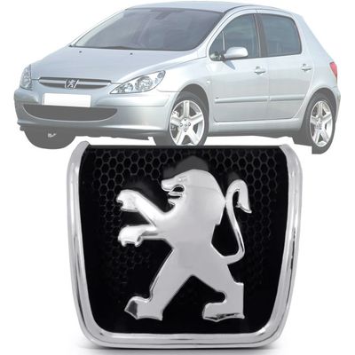 Emblema Peugeot da Grade Dianteira - Peugeot 307 2002 a 2006