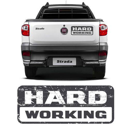 Emblema Strada Hard Working 2018/19 Adesivo Modelo Original