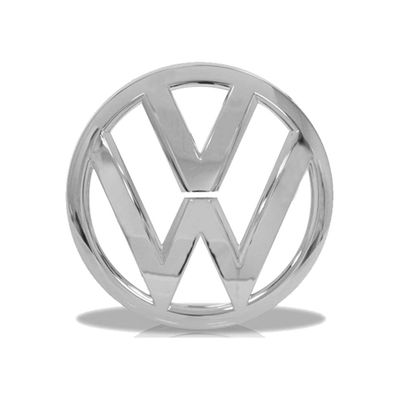 Emblema VW da Grade do Radiador Gol Voyage Saveiro G6 2013 a 2015 Cromado Original