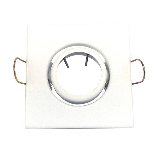 Embutido Quadrado Pop Orientável para Minidicroica Branco Gu10 - Bella Iluminação - Dl056