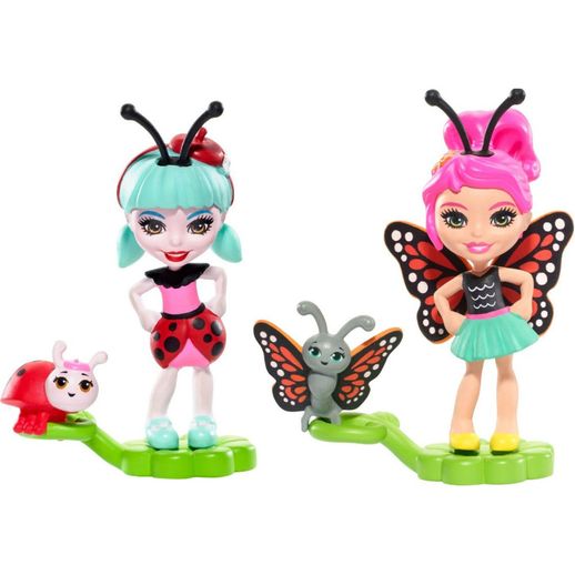 Enchantimals Baxi Butterfly e Ladelia Ladybug - Mattel
