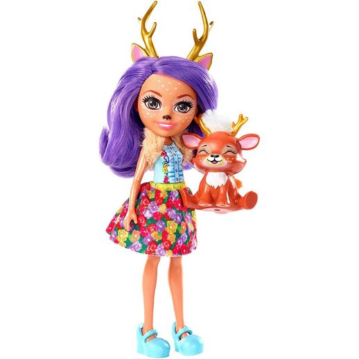 Enchantimals Boneca e Bichinho Danessa Deer e Sprint - Mattel