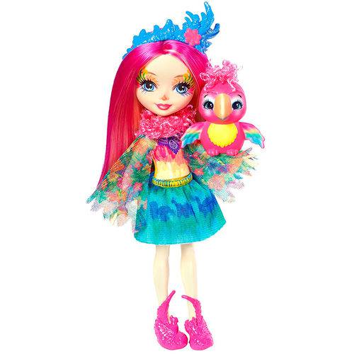 Enchantimals Boneca e Bichinho Peeki Parrot - Mattel