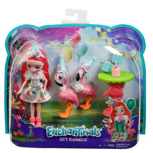 Enchantimals Histórias Festa com Flamingo - Mattel