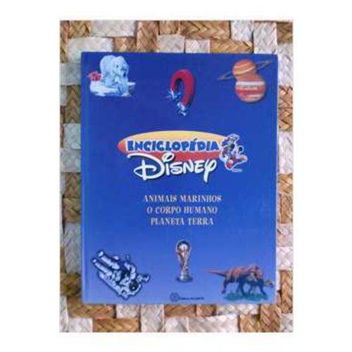 Enciclopédia Disney 3 Animais Marinhos/ o Corpo Humano/ Planeta Terra