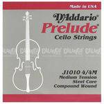 Encordamento para Cello Prelude 4/4 J1010 D`Addario