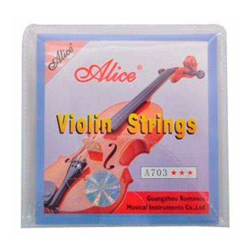 Encordoamento Completo para Violino Alice - Schieffer A703 #SCHVS-001