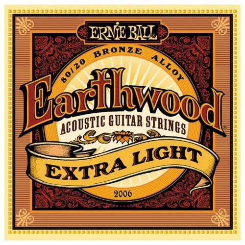 Encordoamento de Aço Earthwood para Violão 2006 Ernie Ball