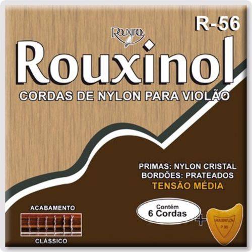 Encordoamento de Violão Nylon Rouxinol R56