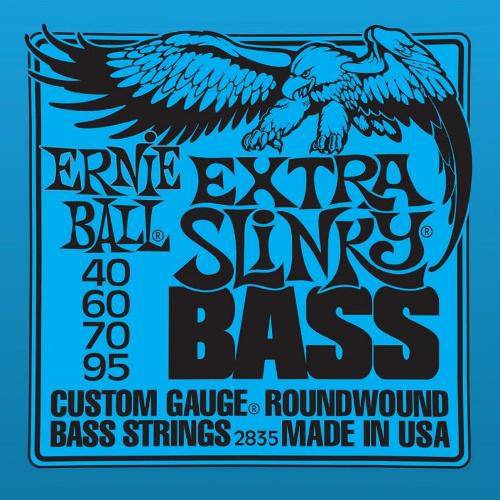 Encordoamento Ernie Ball 2835 para Baixo Extra Slinky 040