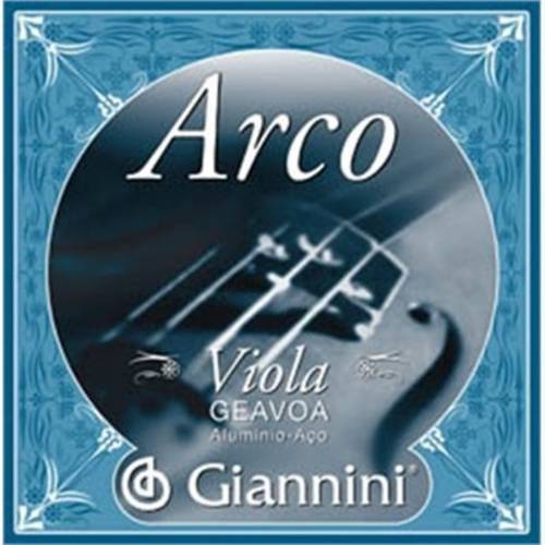 Encordoamento Giannini P Viola de Arco Serie Arco Geavoa Aluminio-Aco