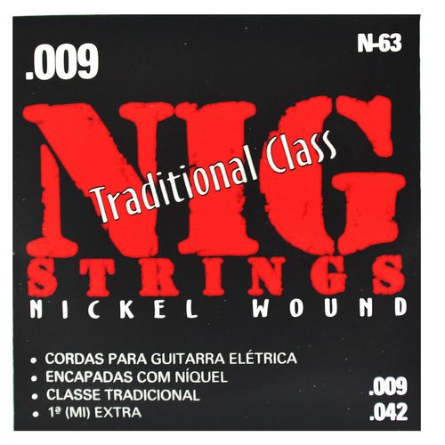 Encordoamento Guitarra Classe .009-.042 - Rouxinol