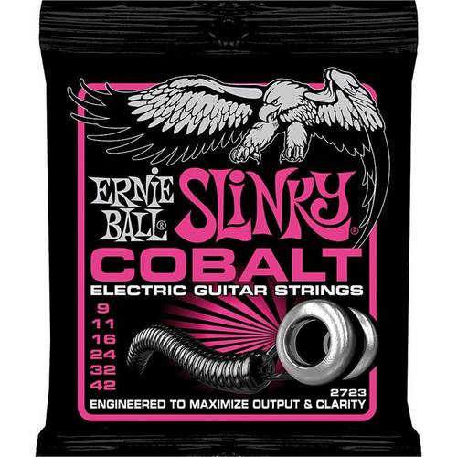 Encordoamento Guitarra Ernie Ball .009/.042 Cobalt Super Slinky 2723