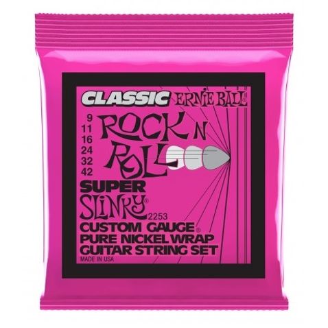 Encordoamento Guitarra Ernie Ball Classic Super Slinky 009.042