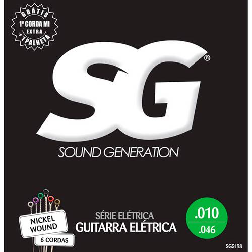 Encordoamento Guitarra SG 0,10 SG5198