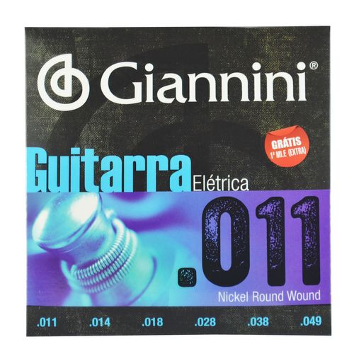 Encordoamento Inox Guitarra Elétrica .011-.049 - Giannini