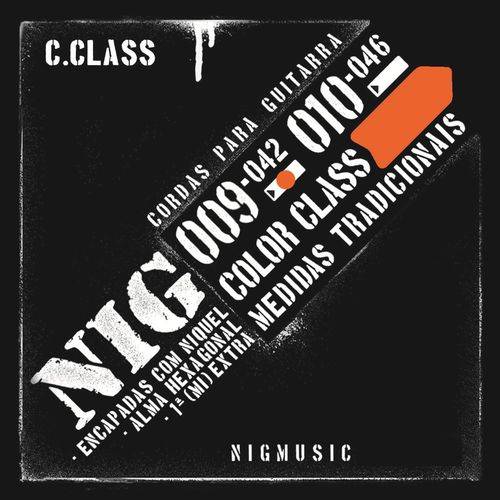 Encordoamento Nig Color Class Laranja 09 042 para Guitarra N1632