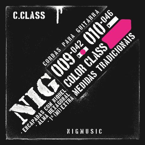 Encordoamento Nig Color Class Rosa 09 042 para Guitarra N1635