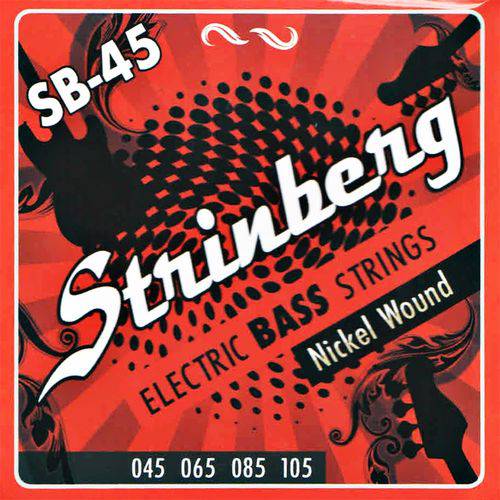 Encordoamento para Contra-Baixo 4 Cordas Strinberg SB-45 (.045-.105)