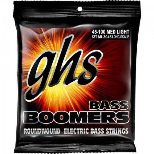 Encordoamento para Contrabaixo Ml3045 Bass Boomers Ghs