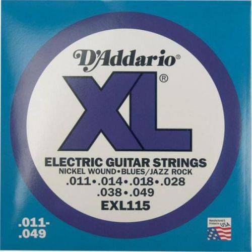 Encordoamento para Guitarra 0.11 EXL115B D`Addario