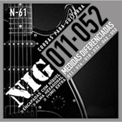 Encordoamento para Guitarra Eletrica Nig 011/052 N61