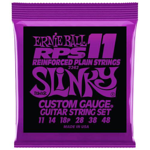 Encordoamento para Guitarra Ernie Ball RPS 011 - 048 2242 - Selo Royal Music