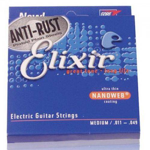 Encordoamento para Guitarra Nano Web Custom Light 0.09 Elixir