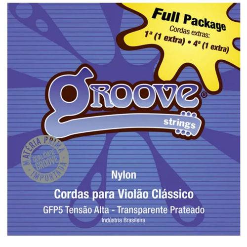 Encordoamento para Violão Nylon Tensão Alta GFP5 Groove