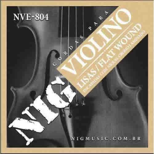 Encordoamento para Violino Lisas Flat Nig Nve-804