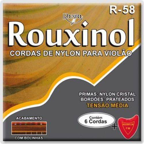 Encordoamento Violão R-58 Nylon Rouxinol