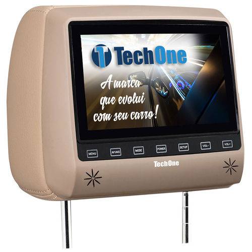 Tech One Encosto Cabeca Monitor S/ Dvd Bege Slim