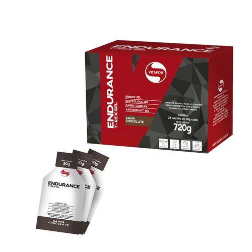 Endurance T-Rex Gel 24 Saches 30g - Chocolate - Vitafor