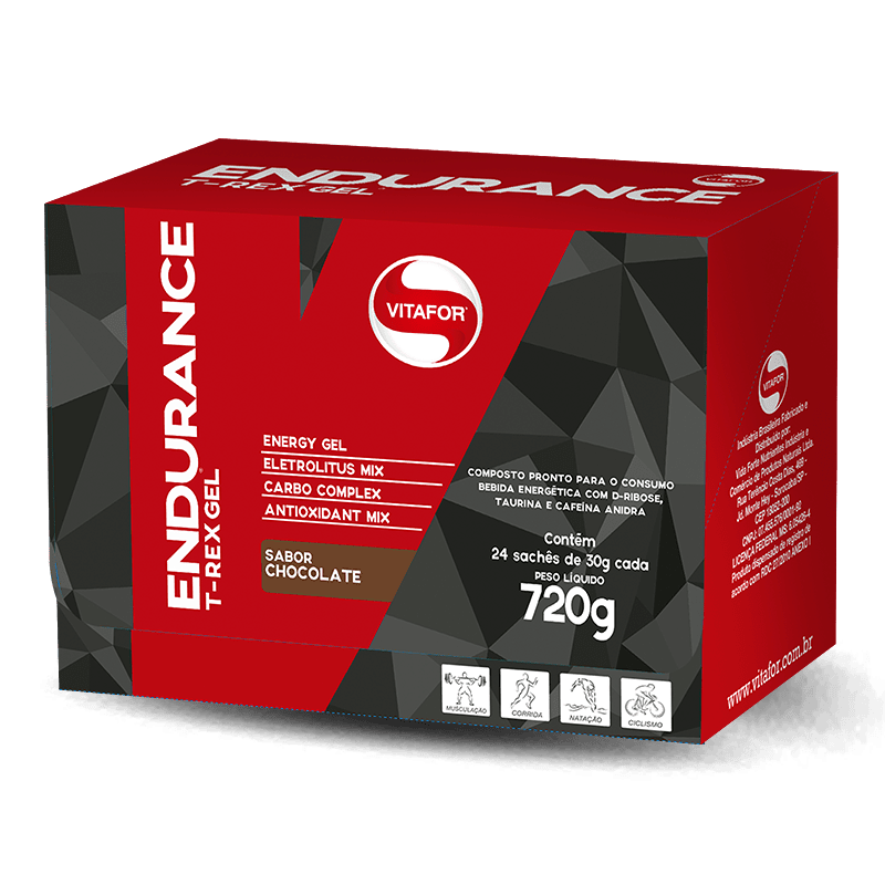 Endurance T-Rex Gel (24sachês-30g) Vitafor